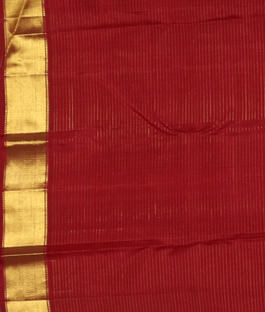 Maroon Handwoven Kanjivaram Silk Saree T3924403