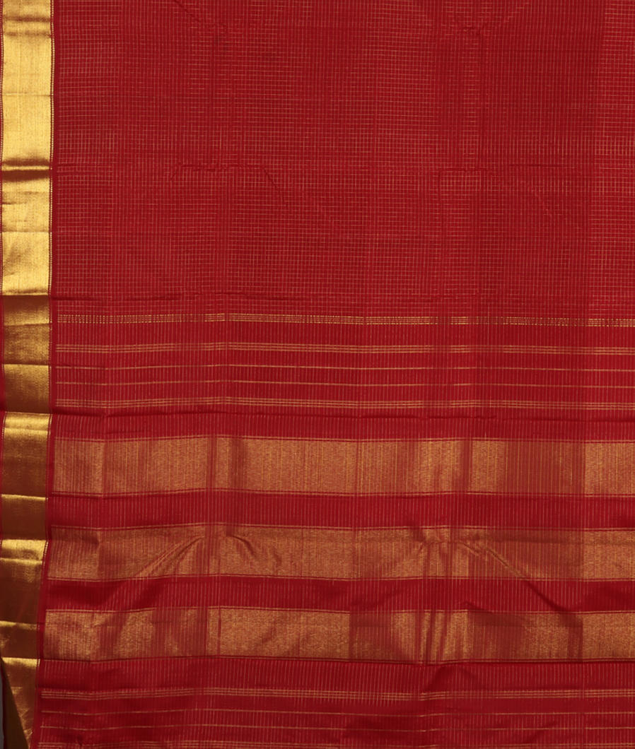 Maroon Handwoven Kanjivaram Silk Saree T3924404