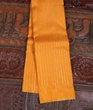 Yellow Handwoven Kanjivaram Silk Saree T4073531
