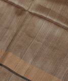 Grey Tussar Printed Saree T3707684