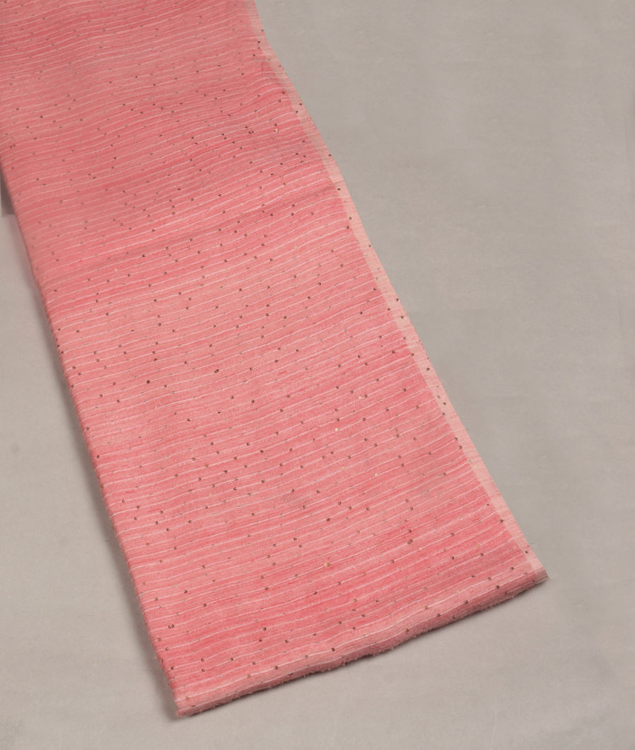 Pink Handwoven Tussar Saree T342115-image