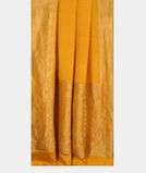 Yellow Mysore Crepe Silk Saree T3492042