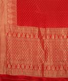 Red Mysore Crepe Silk Saree T4026604