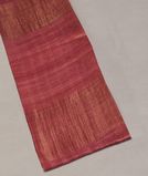 Rust Handwoven Tussar Saree T3817521