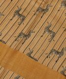 Beige and Yellow Tussar Printed Saree T3197264