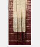 Off-White Chaniya Silk Saree T4002692
