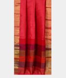 Pinkish Red Woven Raw Silk Saree T3143032