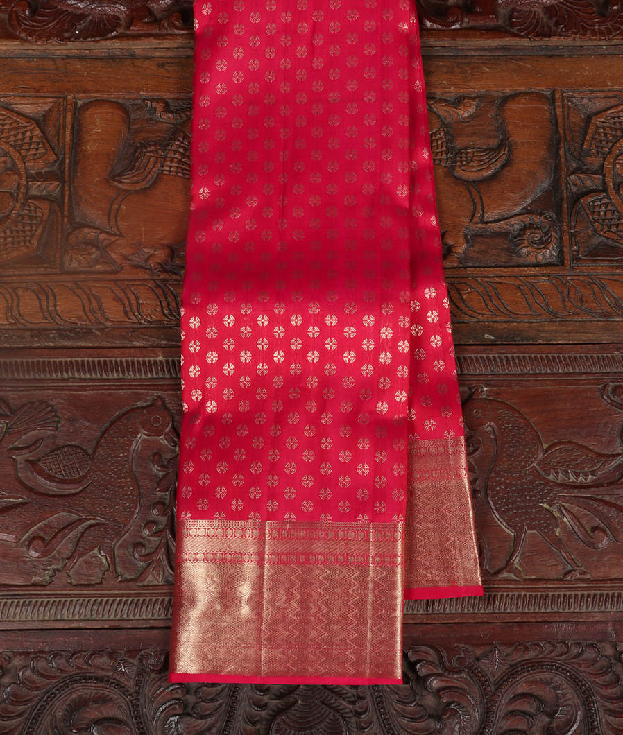 Magenta Handwoven Kanjivaram Silk Saree T362017-image