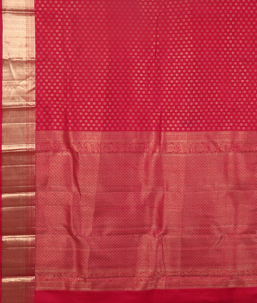 Magenta Handwoven Kanjivaram Silk Saree T3620174