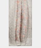Grey Silk Kota Embroidery Saree T3972922