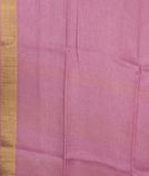 Lavender Handwoven Linen Saree T3299173