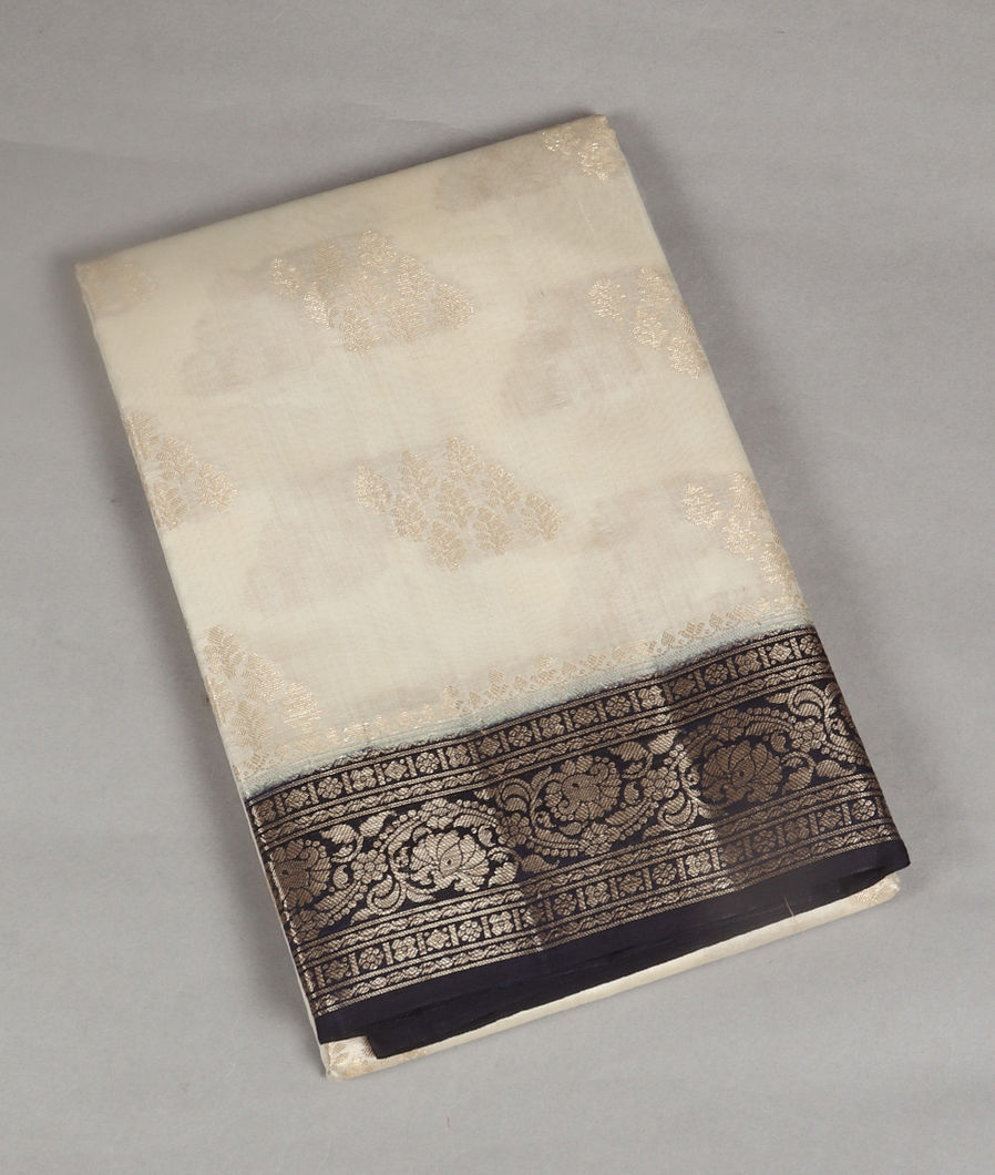 Off - White Chaniya Silk Saree T400848-image