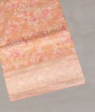 Peach Silk Kota Embroidery Saree T3972951