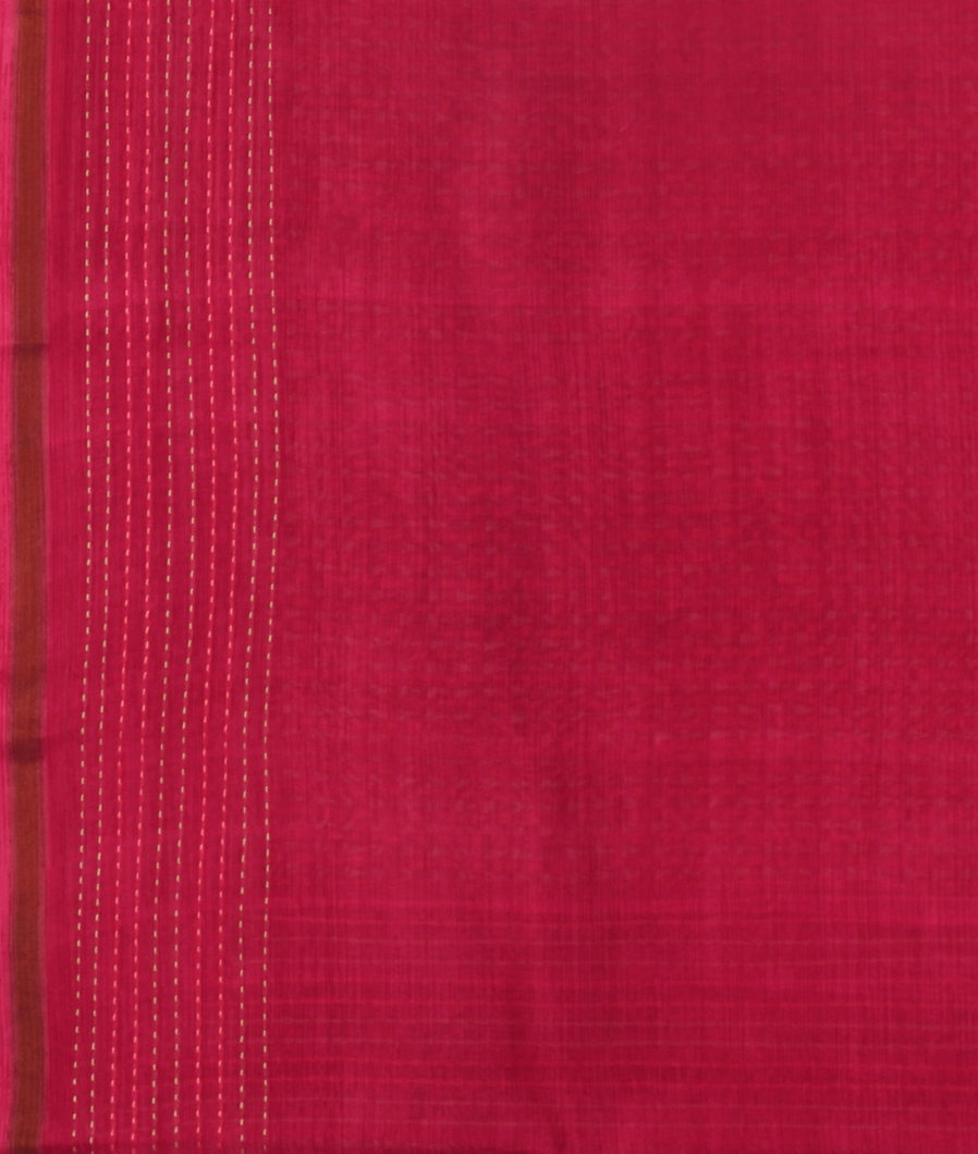 Pink Soft Printed Cotton Saree T4101803