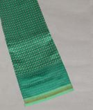 Green Soft Printed Cotton Saree T4101571