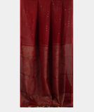 Maroon Woven Organza Saree T4110672