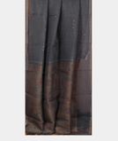 Grey Woven Organza Saree T4110802