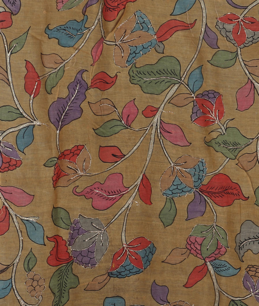 Grey Woven Organza Saree T4110804