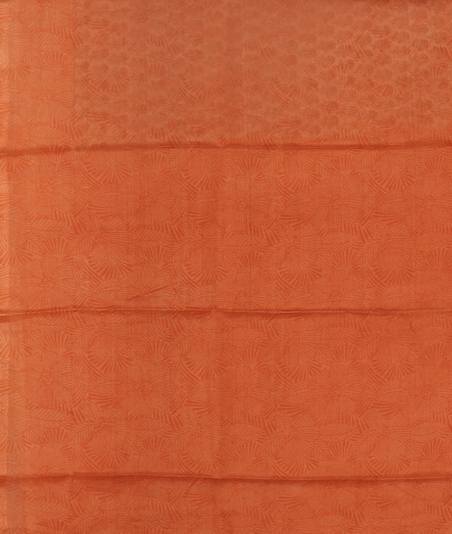 Beige Printed Silk Saree T4017523