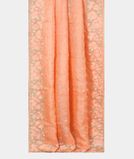 Peach Silk Kota Embroidery Saree T3972622