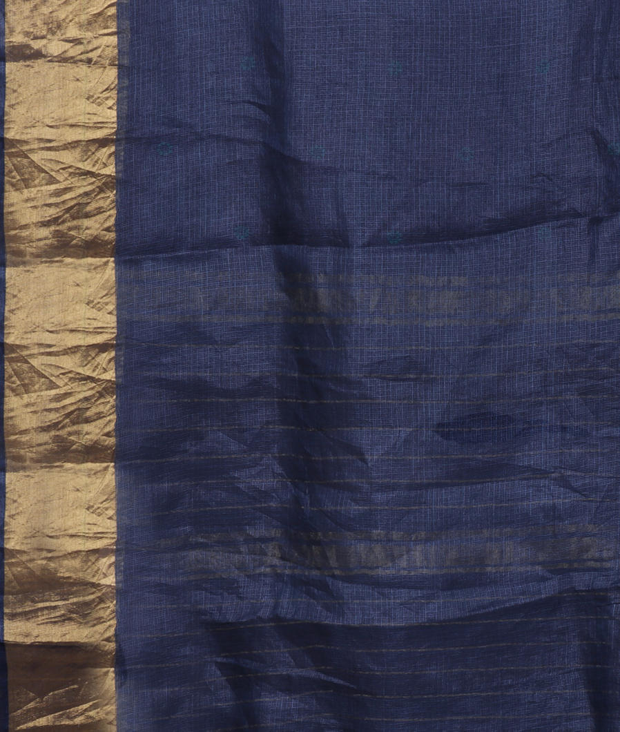 Blue Silk Kota Embroidery Saree T4115283