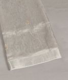 Silver Tissue Kota Embroidery Saree T3907761