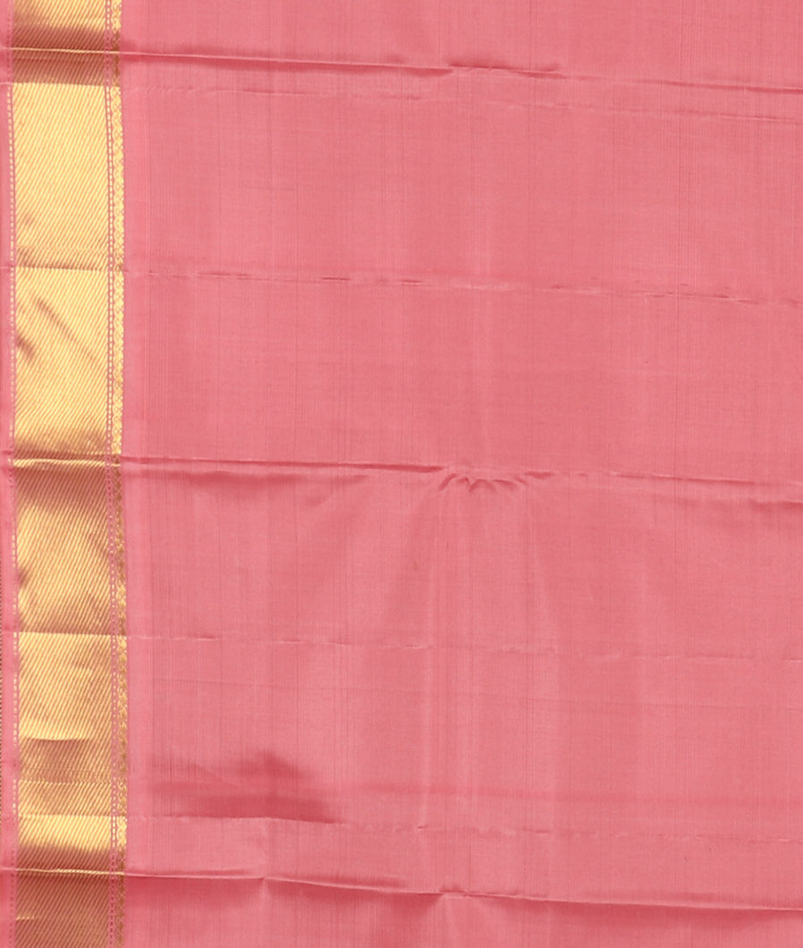 White and Grey Handwoven Kanjivaram Silk Saree T3746033