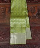 Green Handwoven Kanjivaram Silk Saree T4105891