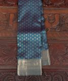 Blue Handwoven Kanjivaram Silk Saree T4032621