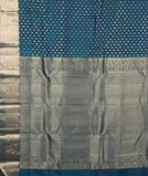 Blue Handwoven Kanjivaram Silk Saree T4032624