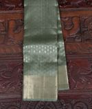 Greenish Grey Handwoven Kanjivaram Silk Saree T4032811