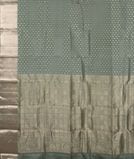 Greenish Grey Handwoven Kanjivaram Silk Saree T4032814