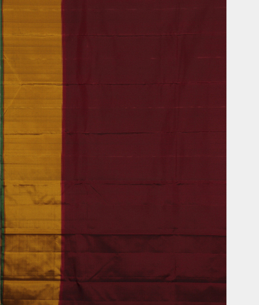 Green Handwoven Kanjivaram Silk Saree T4121283