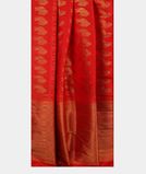 Red Handwoven Kanjivaram Silk Saree T3879032