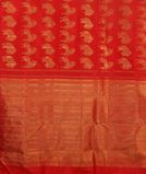 Red Handwoven Kanjivaram Silk Saree T3879034