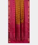 Yellow Soft Printed Cotton Saree T4111332