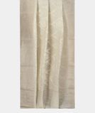 Off - White Linen Embroidery Saree T3981002