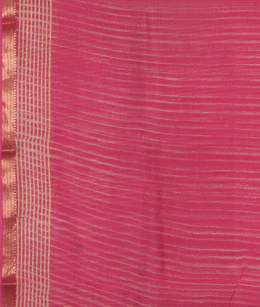 Pink Soft Printed Cotton Saree T4111533