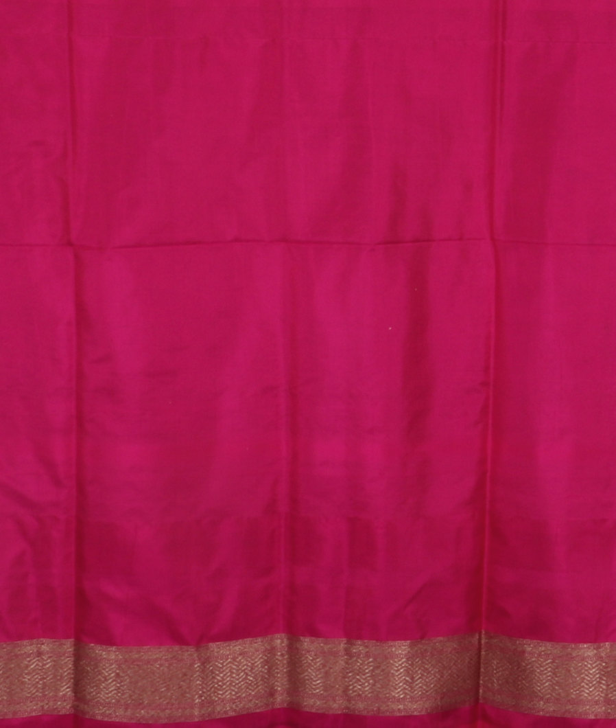 Purple Banaras Silk Saree T4144653