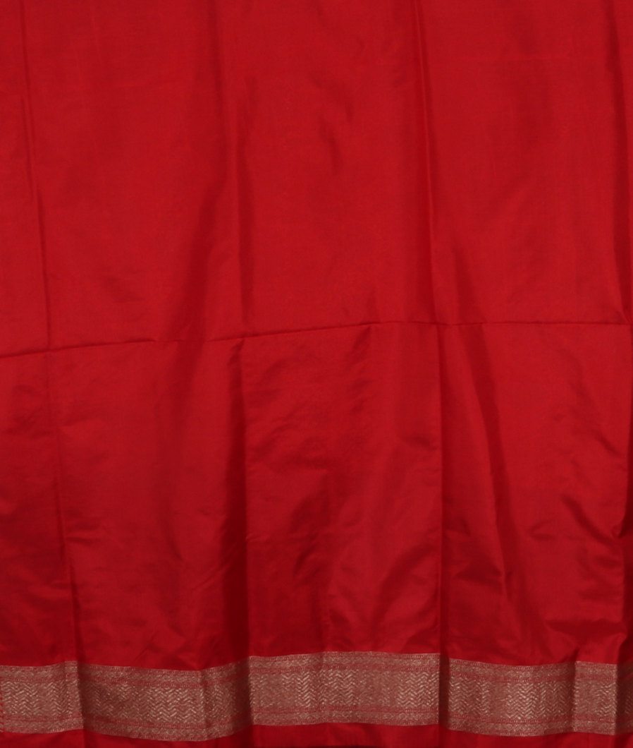 Greenish Blue Banaras Silk Saree T4144543