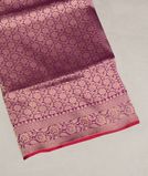 Purple Banaras Silk Saree T4105321