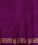 Purple Banaras Silk Saree T4105323