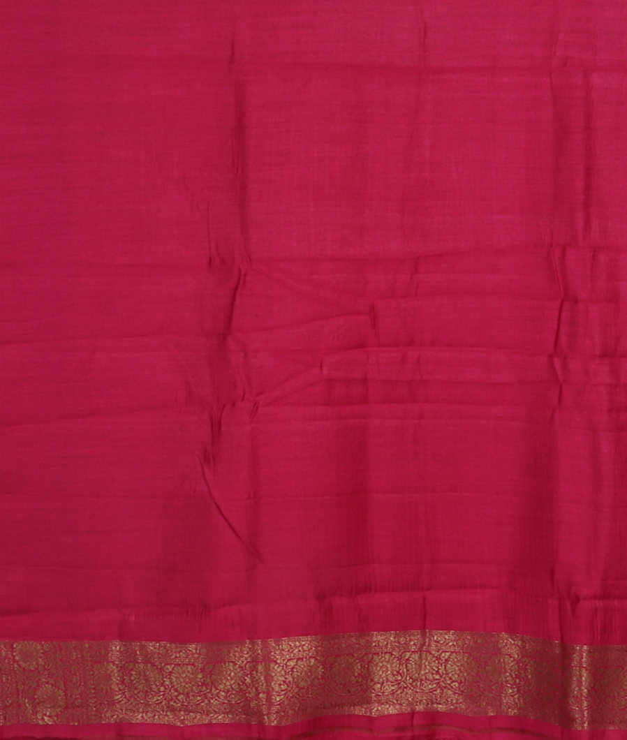 Salmon pink Banaras Tussar Saree T4144293