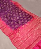 Purple Bandhani Chaniya Silk T3778732