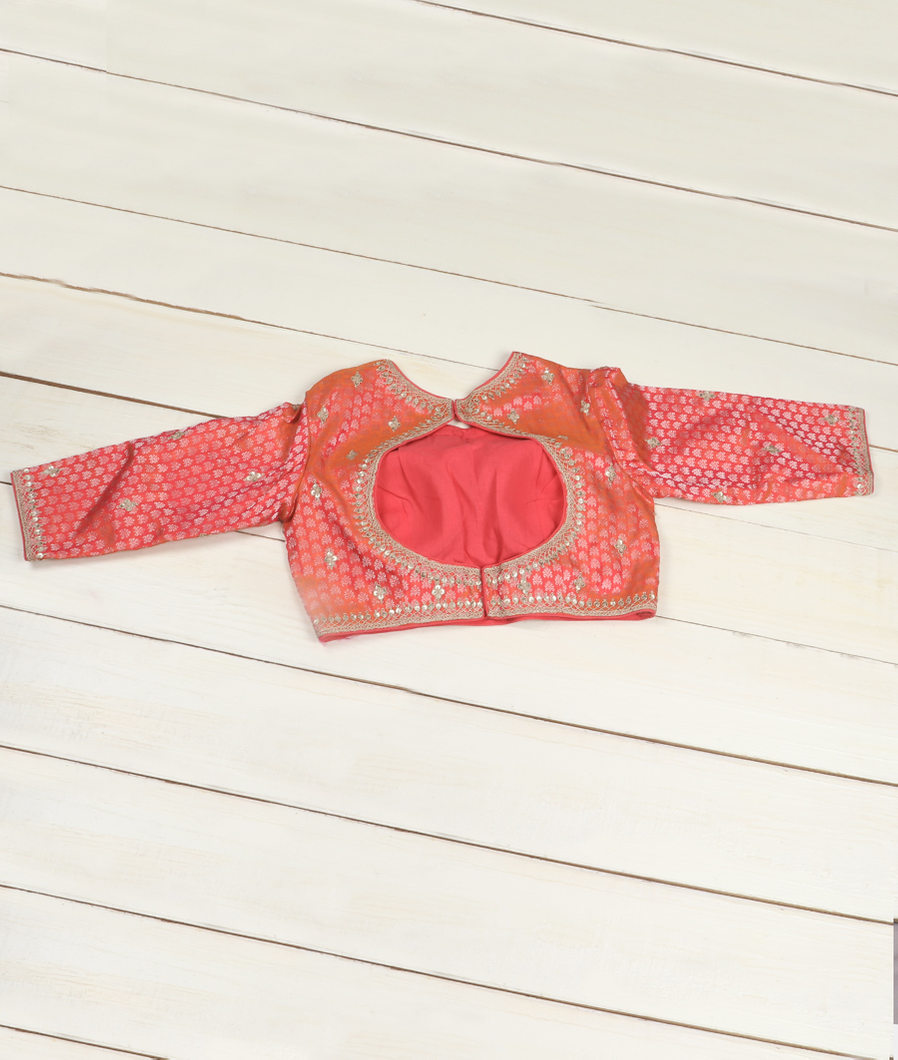 orangish-pink-handwoven-kanjivaram-silk-embroidery-blouse-t70092-t70092-b