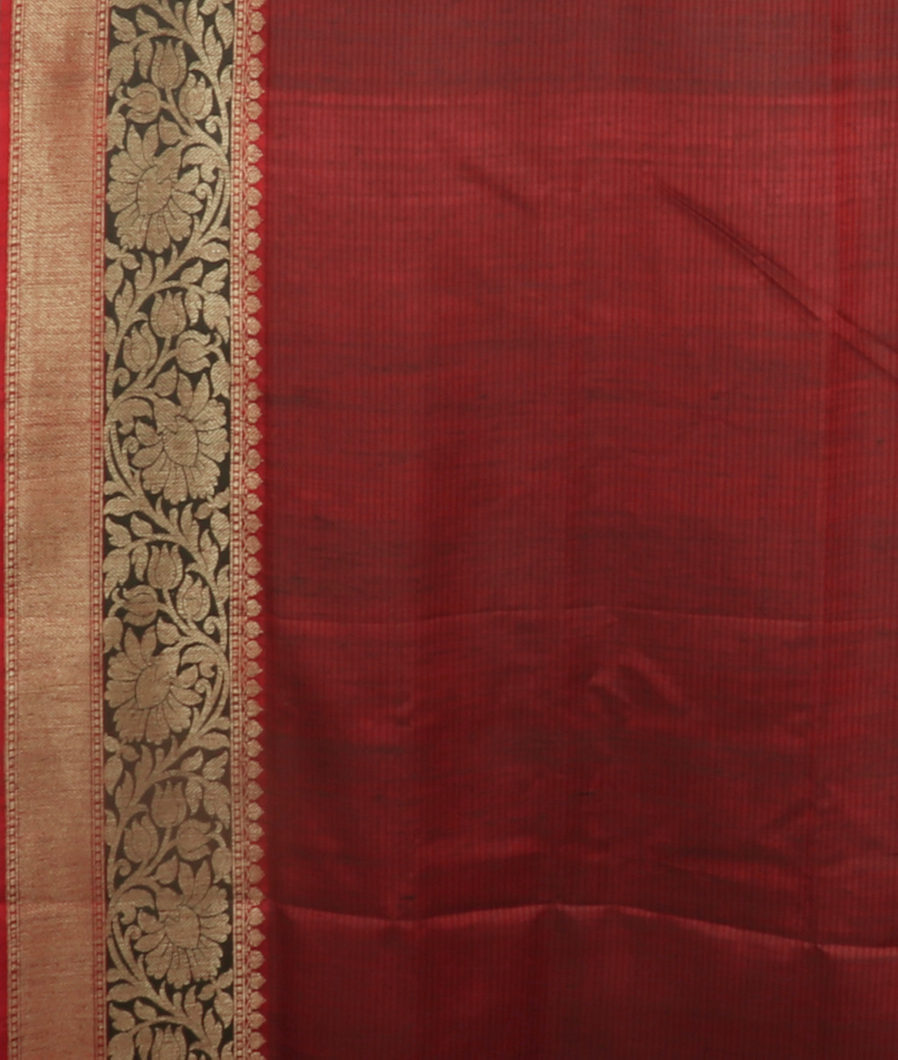 Green Banaras Tussar Saree T3723953