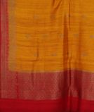 Yellow Banaras Tussar Saree T4056044