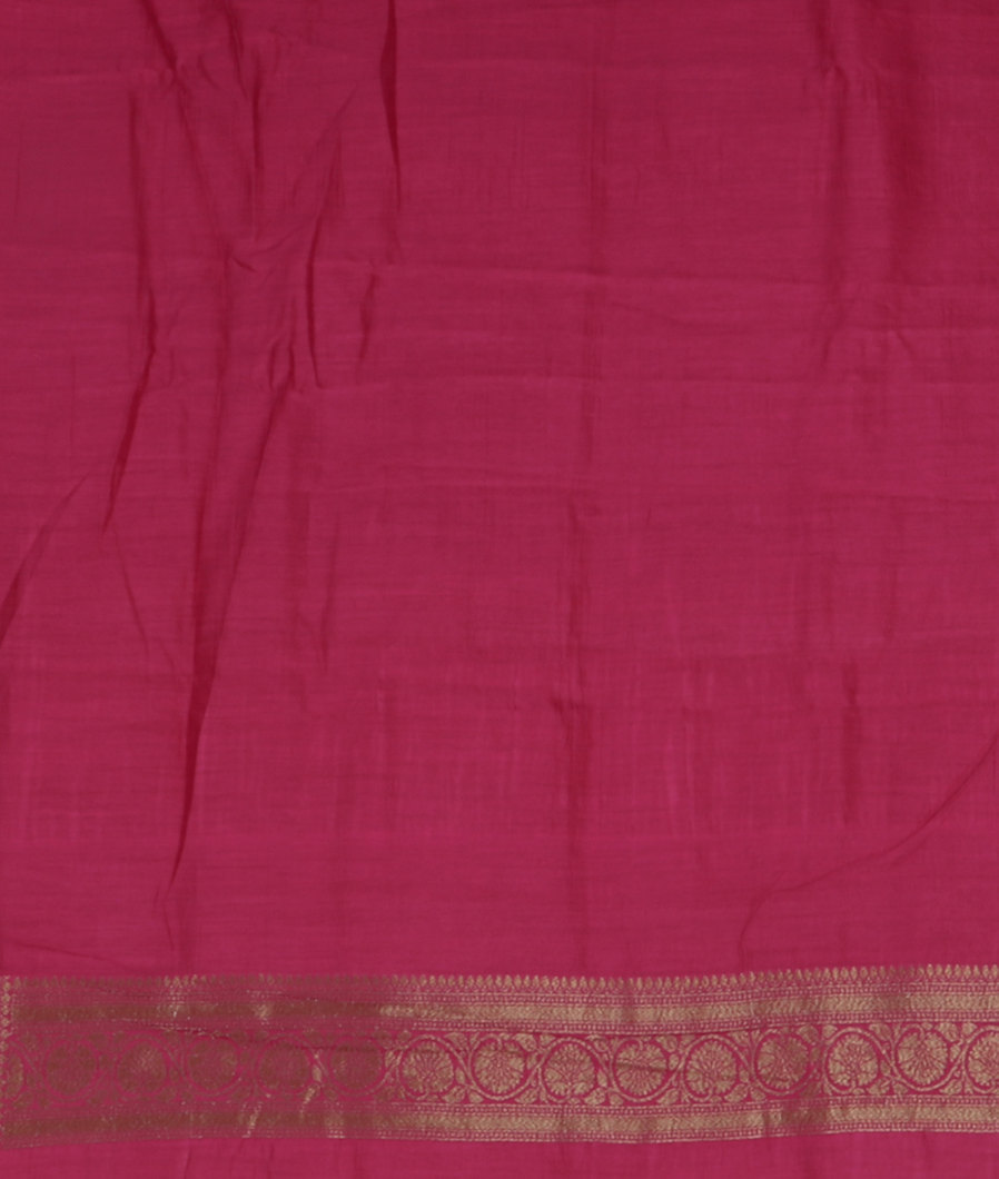 Yellow Banaras Tussar Saree T4144143