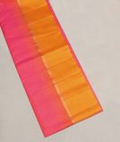 Pinkish Orange Soft Silk Saree T4133641