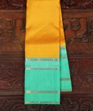 Yellow Handwoven Kanjivaram Silk Saree T4083531